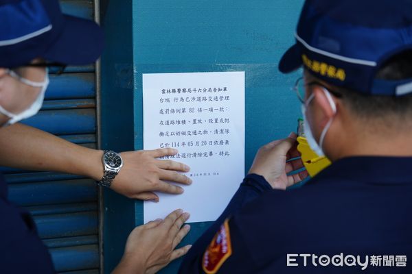 ▲斗六市公所於20日進行「斗六市外環道及市區人行道聯合清道作業」。（圖／記者游瓊華翻攝）