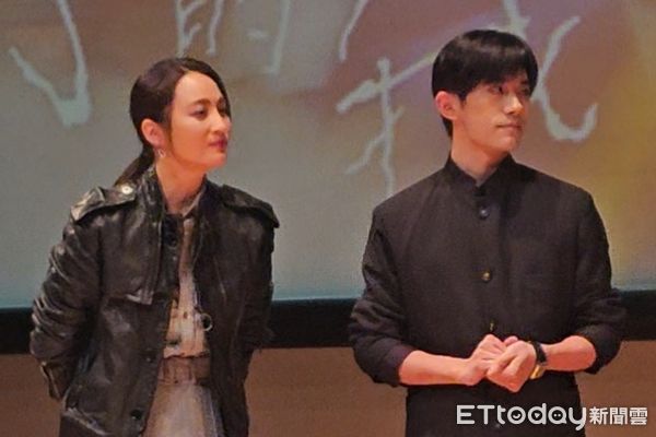 ▲《小小的我》蔣勤勤、易烊千璽。（圖／記者蕭采薇攝）