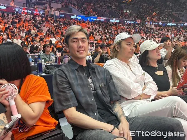 ▲「台灣飛人」劉錚也來到PLG總冠軍G7現場觀戰。（圖／記者杜奕君攝）