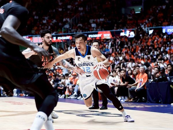 ▲富邦勇士林志傑、賴廷恩、許晉哲、莫巴耶。（圖／勇士提供）