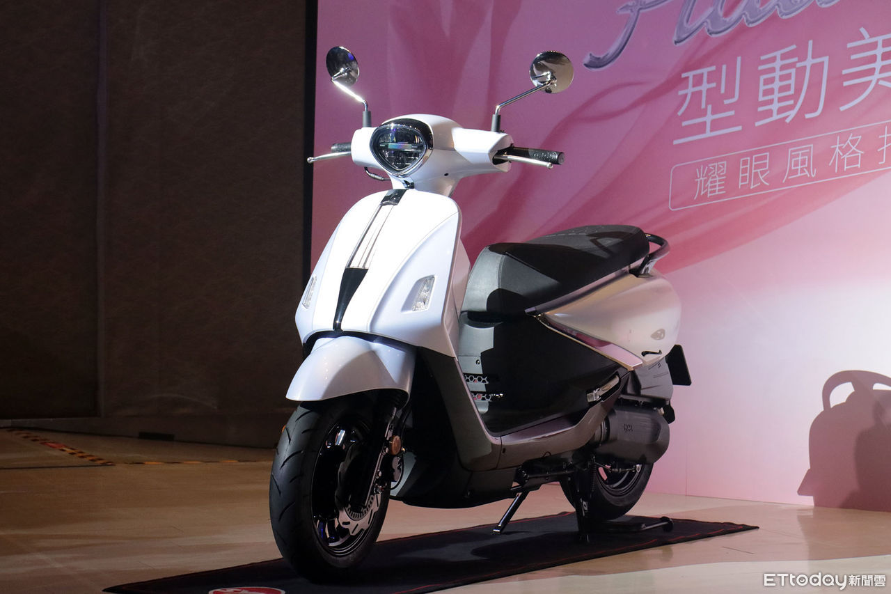 ▲94500元起！三陽「新時尚復古車Fiddle」上市　新引擎省油＆大馬力。（圖／記者張慶輝攝）