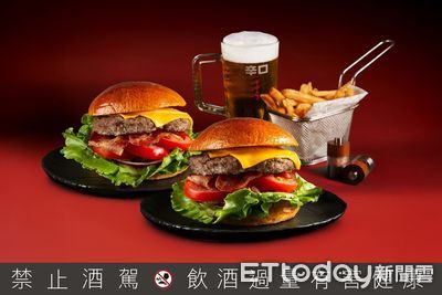 台北萬豪牛肉漢堡買一送一連推14天
