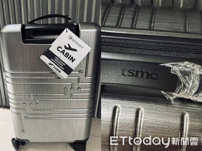 台積電行李箱曝光！實體細節美到哭　網路代購飆近50萬