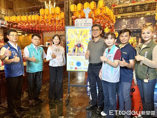 ▲西螺福興宮今年神農大帝祝壽大典以「播種、耕耘、採收」三大農耕步驟為主題，彰顯現代農業與傳統信仰之間的跨界對話與共榮。（圖／記者游瓊華翻攝）