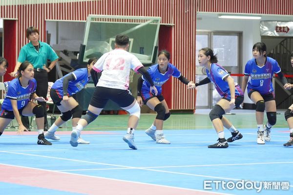 ▲陳詩涵在卡巴迪全國賽場上英姿煥發，攻守兼備、獲取佳績。（圖／展望會提供，下同）