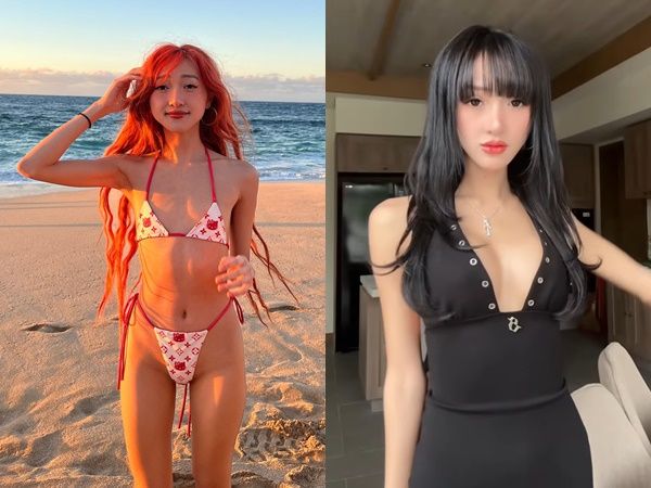 ▲▼貧乳網美喊「我平胸我驕傲」吸420萬訂閱　紅了竟跑去隆乳。（圖／翻攝clara_dao）