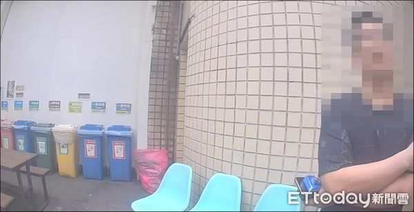 ▲孫男到看守所接見，卻抽起喪屍煙彈，行為怪異遭民眾檢舉。（圖／記者陸運陞翻攝）