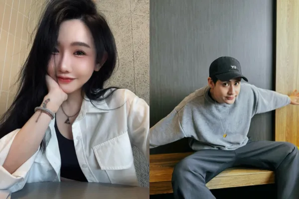 外送用▲▼許允樂自認「最可愛女友」曝交往李玉璽相處模式。（圖／翻攝自Instagram／byleway、mr.lucy___）