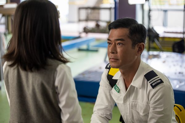 ▲《送院途中》古天樂、袁澧林、游學修。（圖／華映提供）