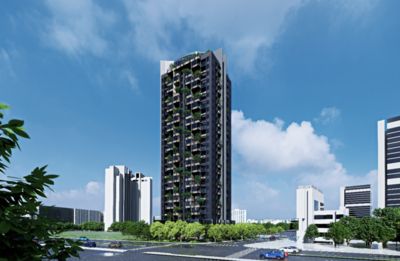 【廣編】「遠傳SKY GARDEN 」免震垂直微森系建築