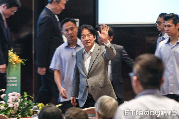 ▲總統賴清德出席「全球半導體供應鏈夥伴論壇」。（圖／記者林敬旻攝）