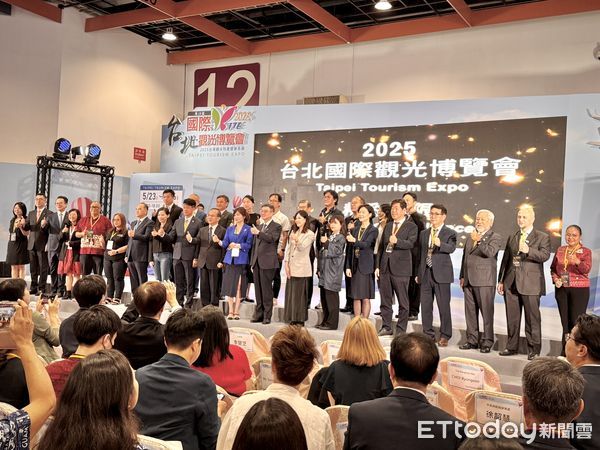 ▲「2025台北國際觀光博覽會TTE」今（23日）開幕,TTE旅展。（圖／記者彭懷玉攝）