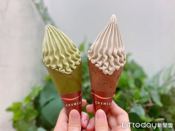 ▲▼CREMIA推全新焙茶霜淇淋、抹茶霜淇淋回歸。（圖／記者蕭筠攝）