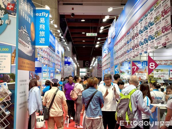 ▲「2025台北TTE旅展」今（23日）起在台北世貿登場,TTE旅展。（圖／記者彭懷玉攝）