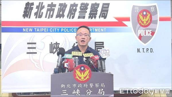▲三峽警方出面，針對余翁未直接返家、車上粉圓冰來源及誤傳需再動手術解釋。（圖／記者陸運陞翻攝）