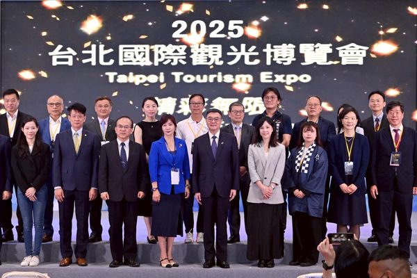 ▲▼卓榮泰出席2025台北國際觀光博覽會開幕典禮。（圖／行政院提供）