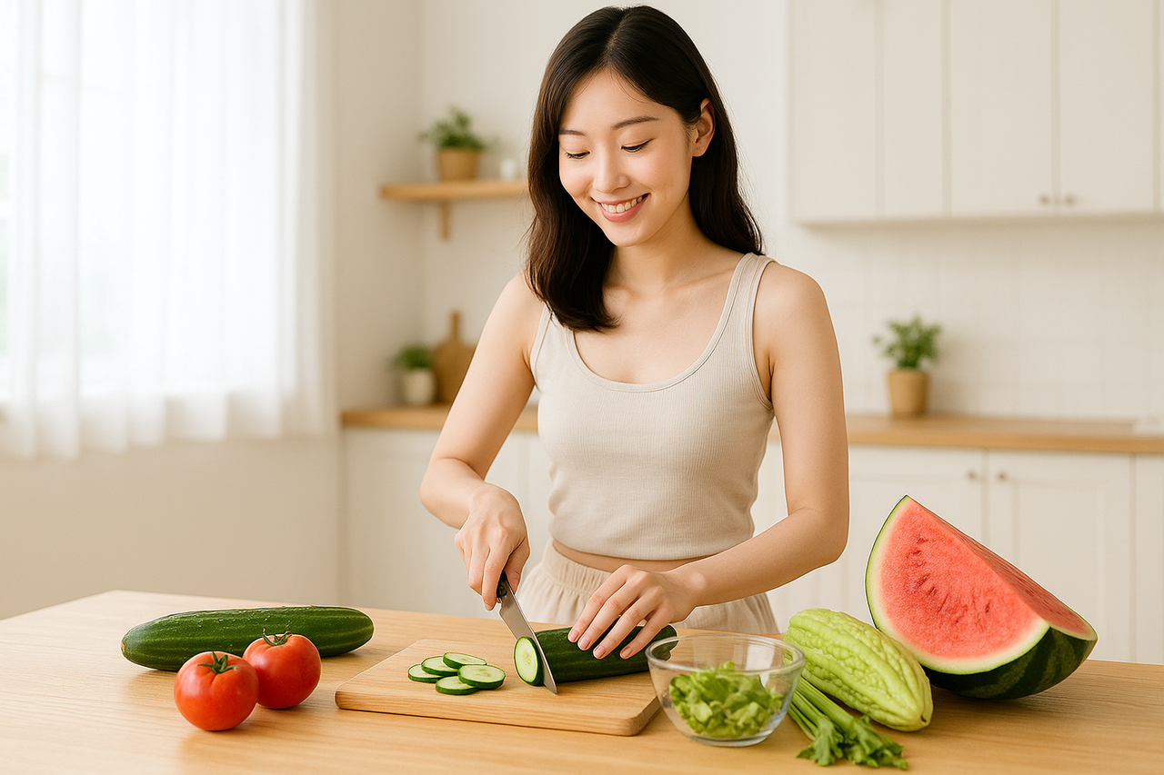 夏季蔬果。（圖／AI）