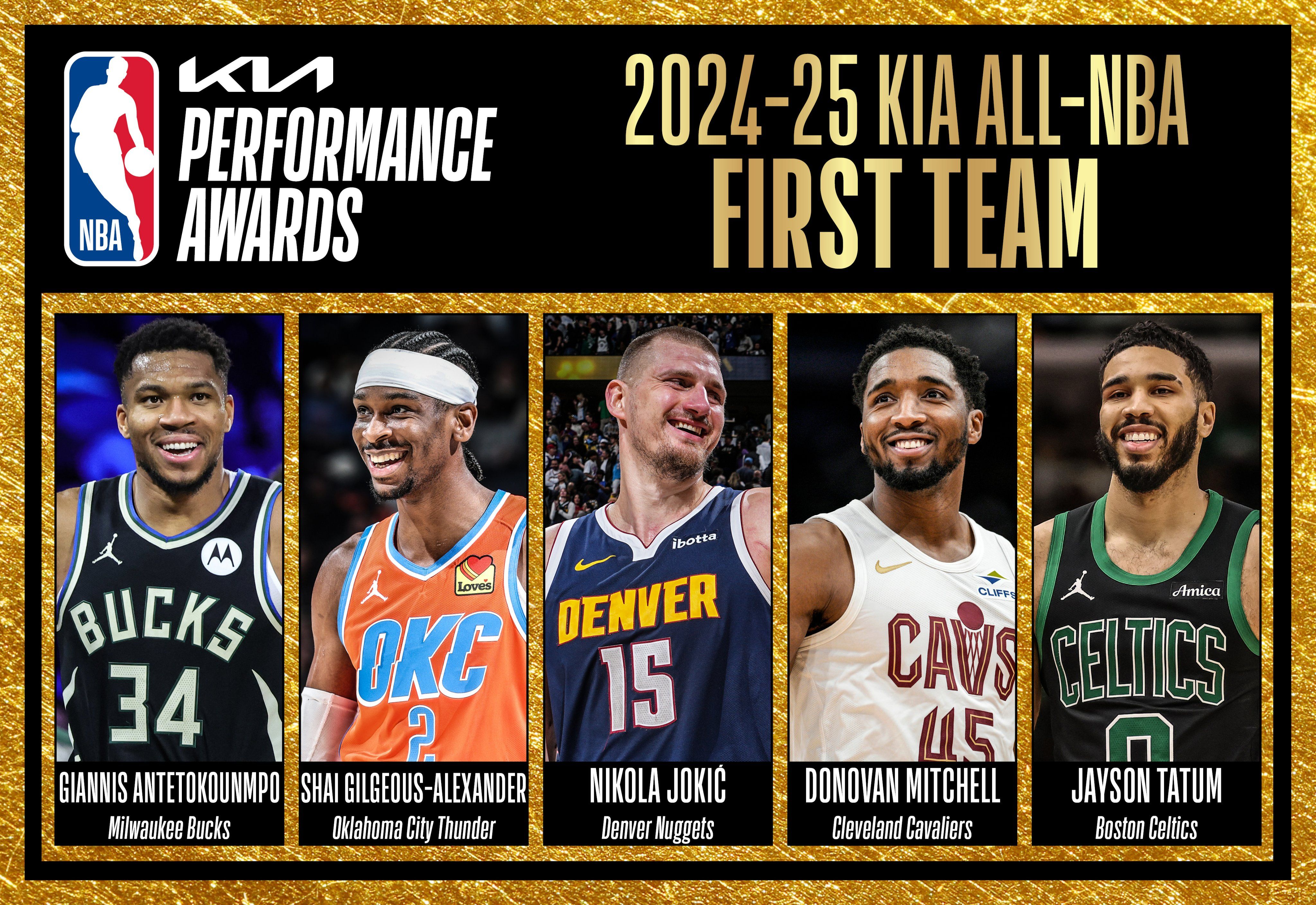 ▲▼NBA今日公布年度最佳陣容。（圖／翻攝自X／NBA Communications）