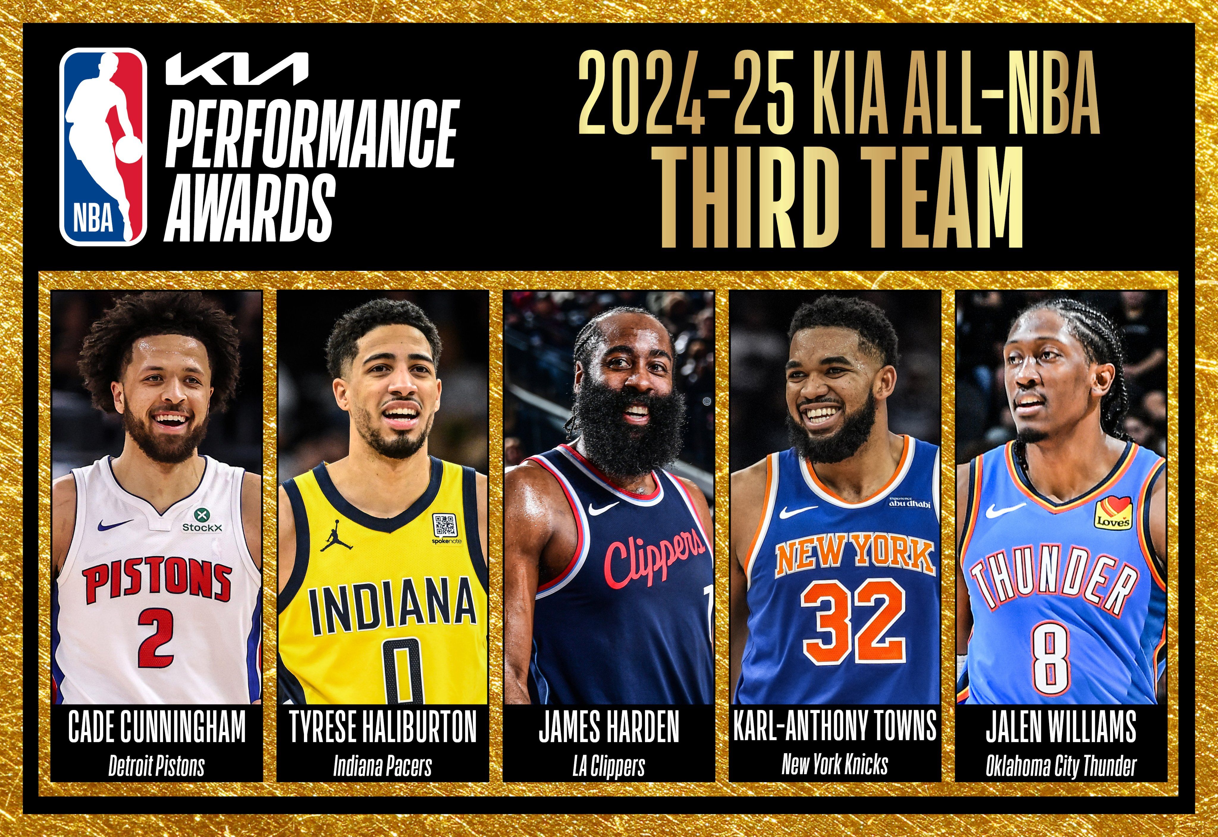 ▲▼NBA今日公布年度最佳陣容。（圖／翻攝自X／NBA Communications）
