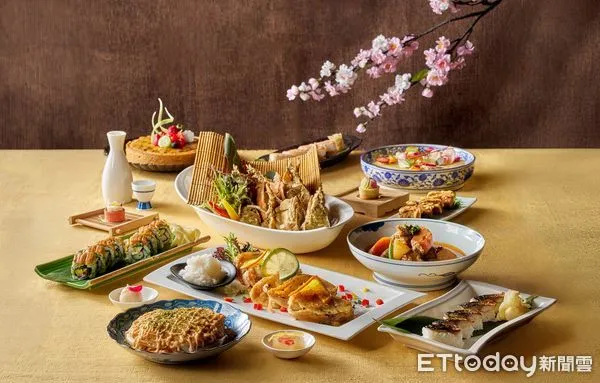 ▲台北福華「彩虹座」祭2人同行第2人半價　日本美食節6/1登場。（圖／台北福華提供）