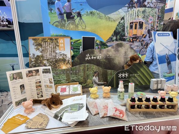 ▲2025 TTE台北國際觀光博覽會今開幕，「日月潭漫遊森活」主題展區同步登場。（圖／記者高堂堯翻攝）