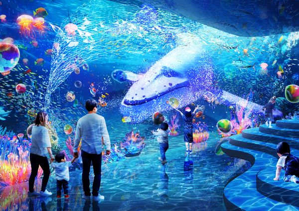 ▲桃園Xpark將迎來開幕5周年，業者將與NAKED OCEAN合作，把館內展區升級為如夢似幻的沉浸式藝術展。（圖／Xpark提供）