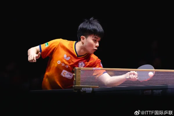 ▲▼林昀儒無緣4強。（圖／ITTF國際乒聯）