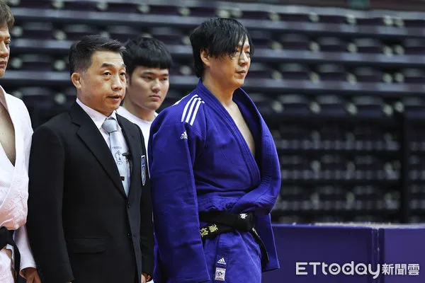 ▲蕭煌奇於世壯運柔道出賽。（圖／記者林敬旻攝）