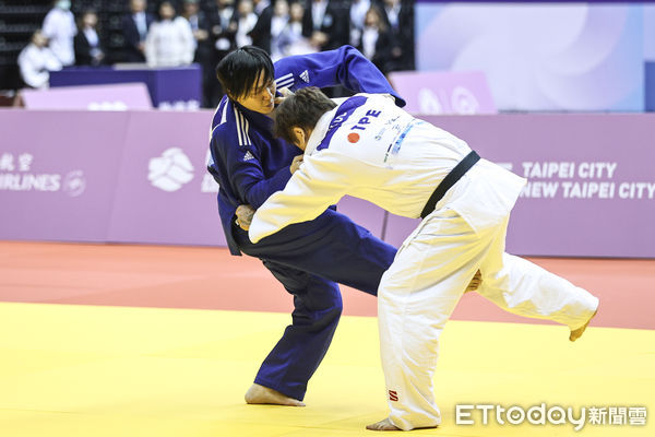 ▲蕭煌奇於世壯運柔道出賽。（圖／記者林敬旻攝）