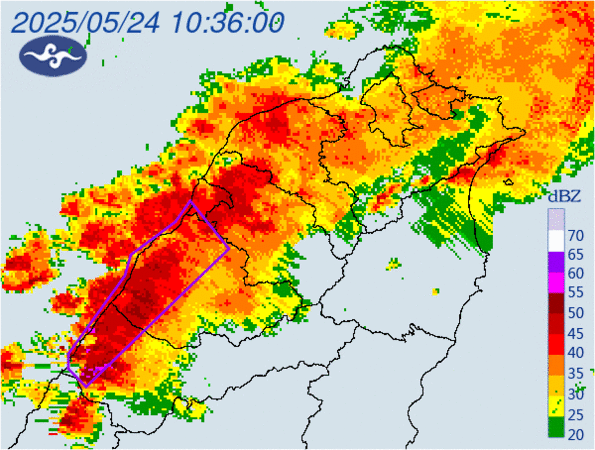 ▲▼大雷雨。（圖／氣象署）