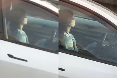 特斯拉女駕駛「國道放雙手」!18秒影片被罵爆
