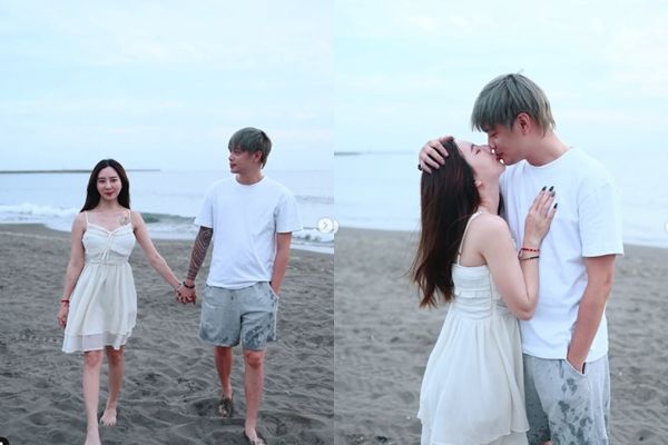 ▲儒哥向女友衣衣求婚成功。（圖／翻攝YouTube／Ru儒哥、儒哥IG）