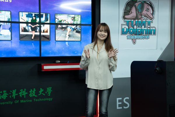 ▲小亮嗆聲大學生們。（圖／台北海大提供）