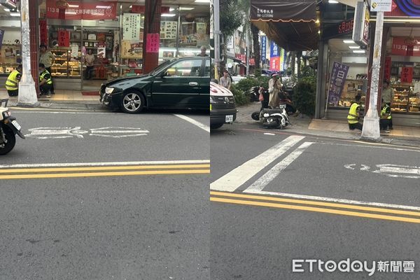 ▲▼南投車輛暴衝，電動車騎士「跳車逃生」。（圖／民眾提供）