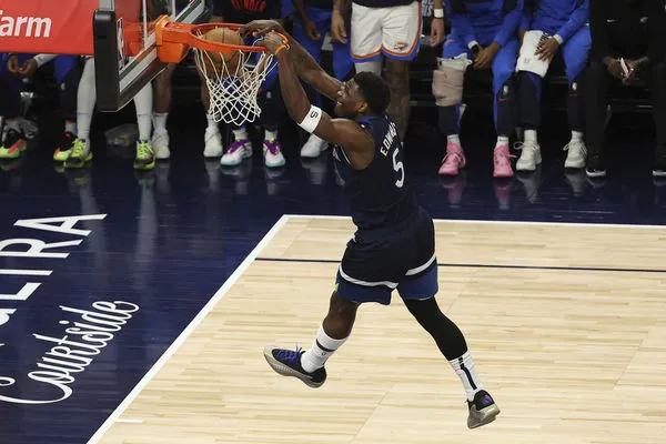 ▲灰狼艾德華茲、藍道、芬奇，雷霆吉爾吉斯-亞歷山大。（圖／達志影像／美聯社）