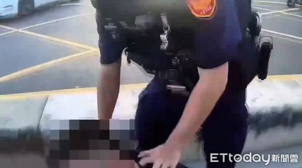 ▲▼ 台南市區街頭昨日發生一起警匪追逐案件            。（圖／記者林東良翻攝）