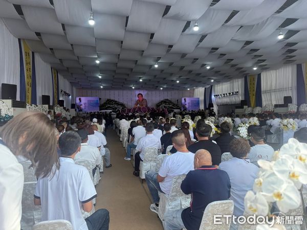 ▲▼「北港黑松」蔡永常舉辦告別式。（圖／記者白珈陽翻攝）
