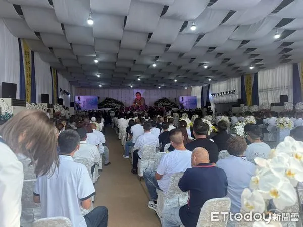 ▲▼「北港黑松」蔡永常舉辦告別式。（圖／記者白珈陽翻攝）
