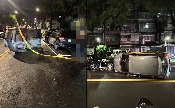 ▲▼整路只有她開！70歲婦撞兩車竟回：沒錢賠不然去告我。（圖／翻攝自爆料公社公開版）