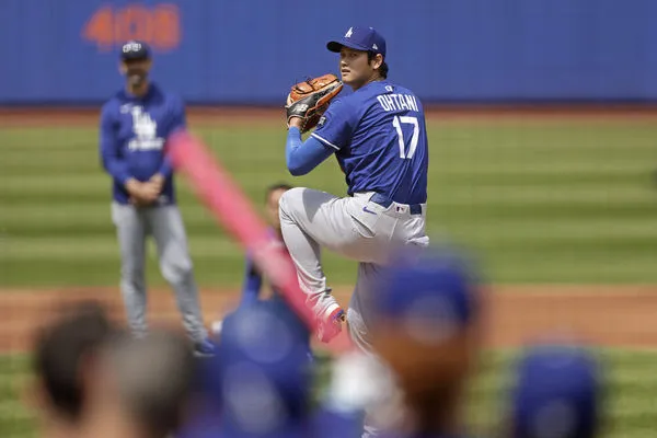 ▲大谷翔平實戰投打練習。（圖／達志影像／美聯社）