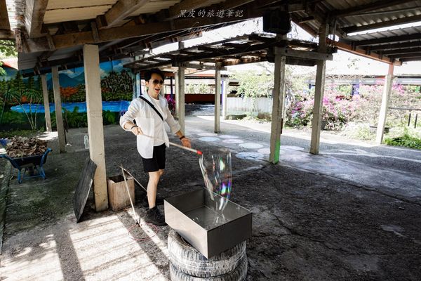 ▲▼廣興農場鴨母寮豬哥窟。（圖／部落客黑皮的旅遊筆記授權提供）