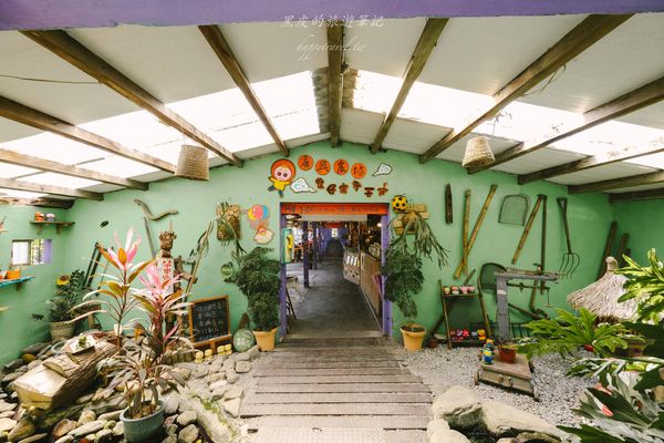 ▲▼廣興農場鴨母寮豬哥窟。（圖／部落客黑皮的旅遊筆記授權提供）