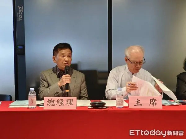 ▲左起台驊創辦人顏益財與董事長張立秋。（圖／記者張佩芬攝）