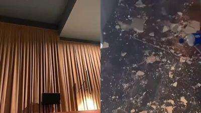 看《絕命終結站》突被天花板砸！　女觀眾嚇壞：還以為蹦一聲是特效