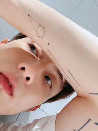 ▲阿本人生第一個刺青。（圖／翻攝自阿本）