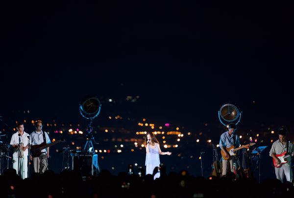 ▲▼田馥甄到南投埔里虎嘯山嵐開唱。（圖／何樂音樂提供）