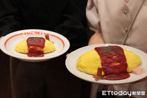 ▲蘋果樹蛋包飯。（圖／記者黃士原攝）