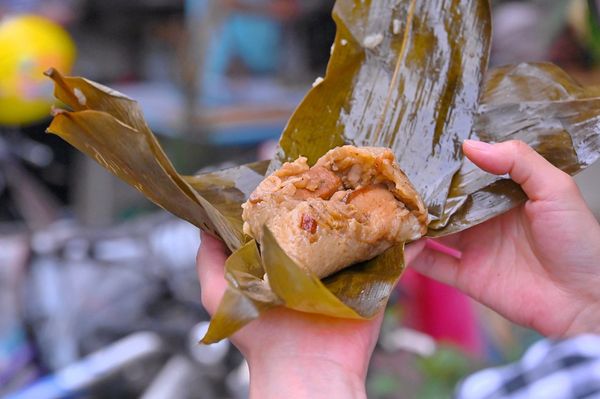 ▲▼模範肉粽。（圖／部落客橘子狗愛吃糖授權提供）