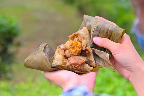 ▲▼模範肉粽。（圖／部落客橘子狗愛吃糖授權提供）