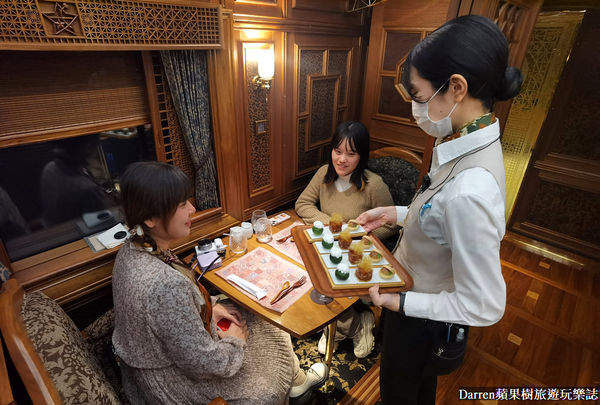 ▲▼或る列車。（圖／部落客Darren蘋果樹旅遊玩樂誌授權提供）